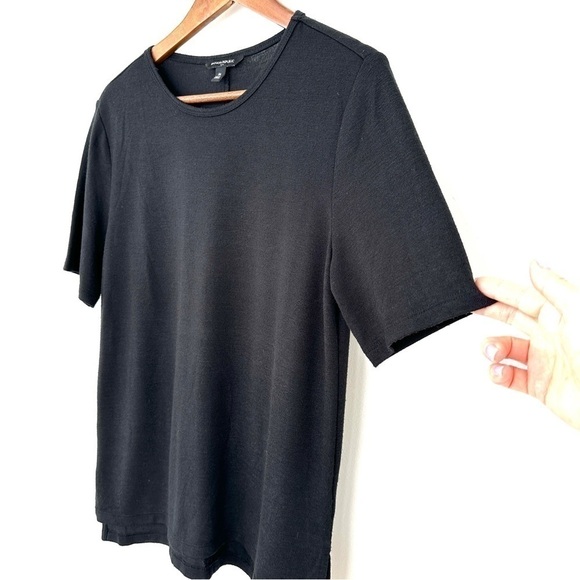 Banana Republic t-shirt with crew neck & short sleeves, high-low hem,  loose fit - Picture 3 of 10